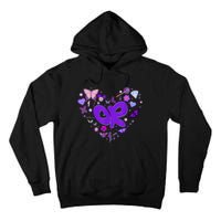 Girl Olivia First Name Personalized Groovy 80s Heart Tall Hoodie