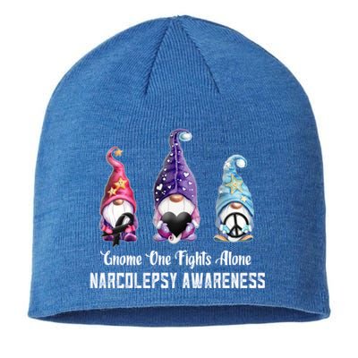 Gnome One Fights Alone Narcolepsy Awareness Meaningful Gift Sustainable Beanie