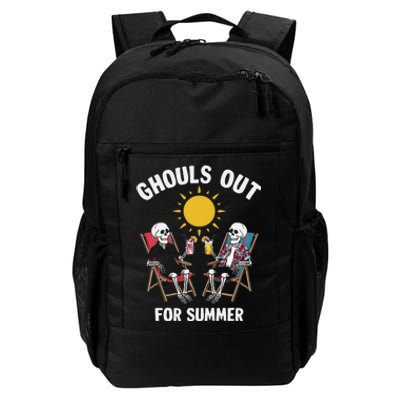 Ghouls Out For Summer Funny Summerween Ghoul Daily Commute Backpack