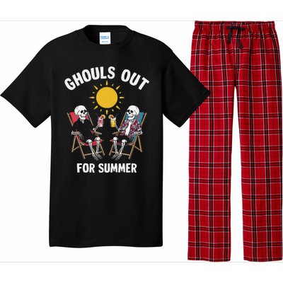 Ghouls Out For Summer Funny Summerween Ghoul Pajama Set