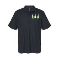 Gnome One Fights Alone Green Mental Health Awareness Softstyle Adult Sport Polo