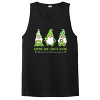 Gnome One Fights Alone Green Mental Health Awareness PosiCharge Competitor Tank