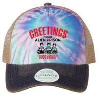 Greetings Operators From Alien Prison Legacy Tie Dye Trucker Hat