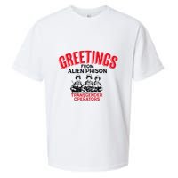 Greetings Operators From Alien Prison Sueded Cloud Jersey T-Shirt