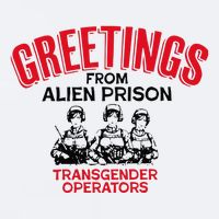 Greetings Operators From Alien Prison Sueded Cloud Jersey T-Shirt