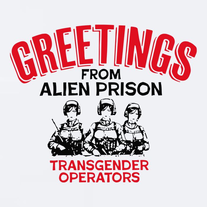 Greetings Operators From Alien Prison Sueded Cloud Jersey T-Shirt