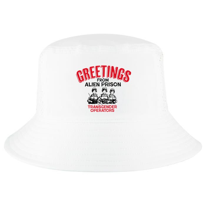 Greetings Operators From Alien Prison Cool Comfort Performance Bucket Hat