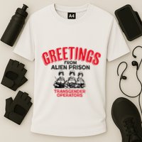 Greetings Operators From Alien Prison Performance Shirt