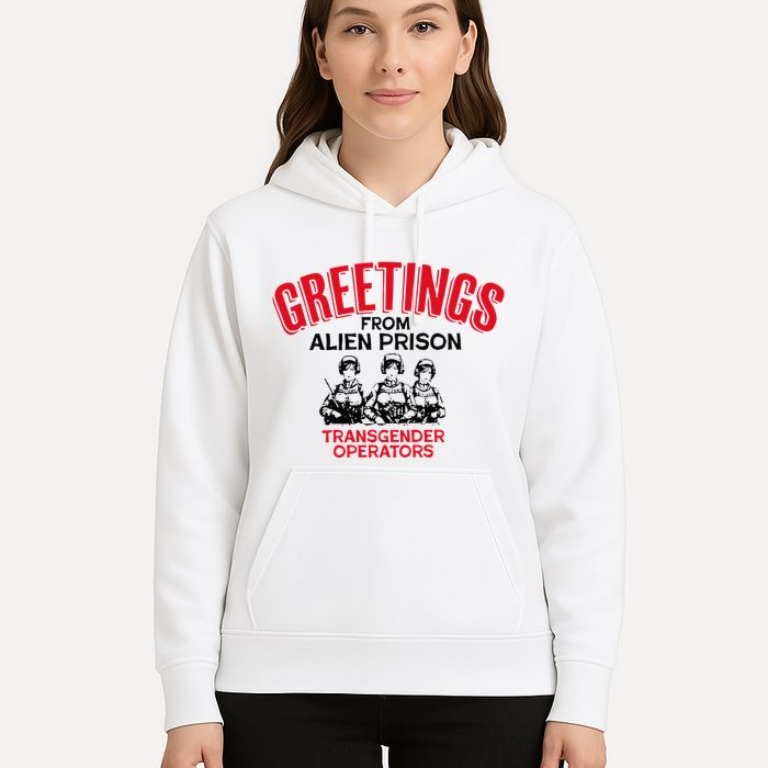 Greetings Operators From Alien Prison Hoodie