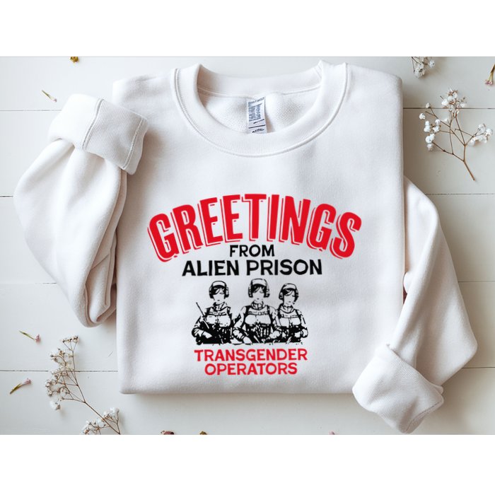 Greetings Operators From Alien Prison Sweatshirt