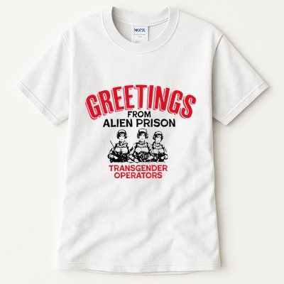 Greetings Operators From Alien Prison Tall T-Shirt