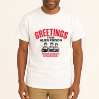 Greetings Operators From Alien Prison Tall T-Shirt