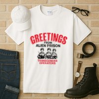 Greetings Operators From Alien Prison Tall T-Shirt