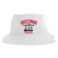 Greetings Operators From Alien Prison Sustainable Bucket Hat
