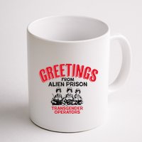 Greetings Operators From Alien Prison Mug