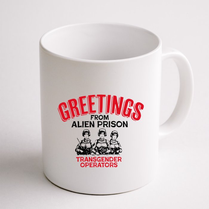 Greetings Operators From Alien Prison Mug