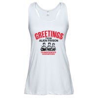 Greetings Operators From Alien Prison Ladies Essential Flowy Tank