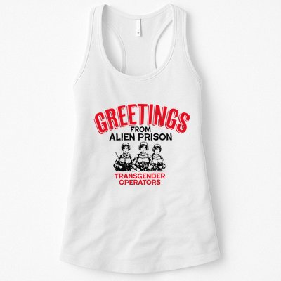 Greetings Operators From Alien Prison Womens Tank Top