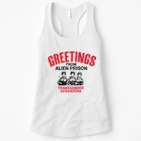 Greetings Operators From Alien Prison Womens Tank Top