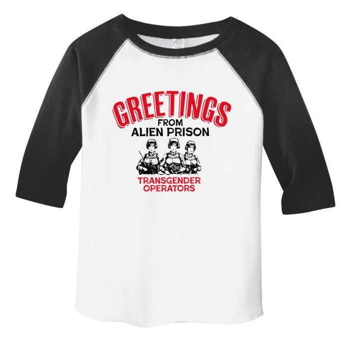 Greetings Operators From Alien Prison Toddler Fine Jersey T-Shirt