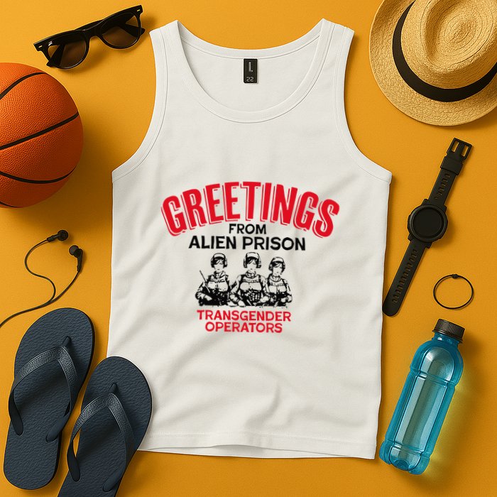 Greetings Operators From Alien Prison Tank Top