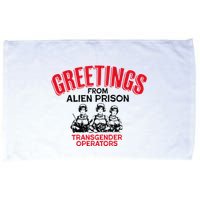 Greetings Operators From Alien Prison Microfiber Hand Towel