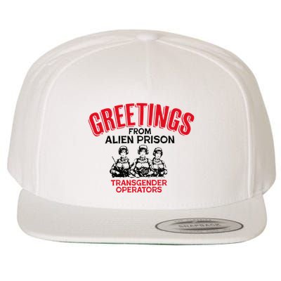 Greetings Operators From Alien Prison Wool Snapback Cap