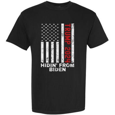 Gun Owners For Trump 2024 American Flag Garment-Dyed Heavyweight T-Shirt