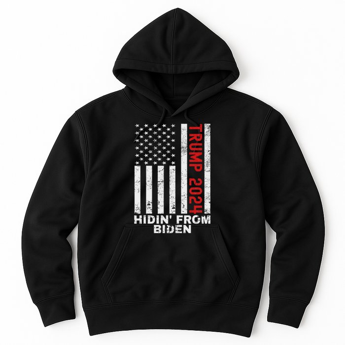 Gun Owners For Trump 2024 American Flag Hoodie