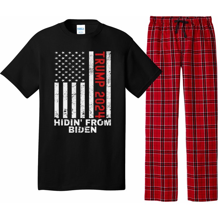 Gun Owners For Trump 2024 American Flag Pajama Set