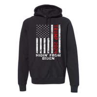 Gun Owners For Trump 2024 American Flag Premium Hoodie