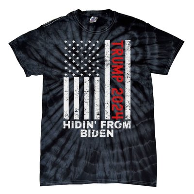 Gun Owners For Trump 2024 American Flag Tie-Dye T-Shirt