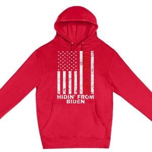 Gun Owners For Trump 2024 American Flag Premium Pullover Hoodie