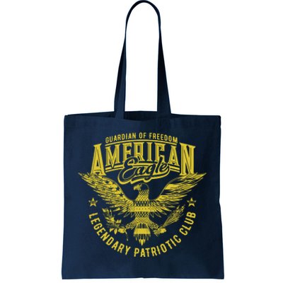 Guardian Of Freedom American Eagle Legendary Patriotic Club Tote Bag