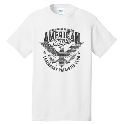 Guardian Of Freedom American Eagle Legendary Patriotic Club Tall T-Shirt