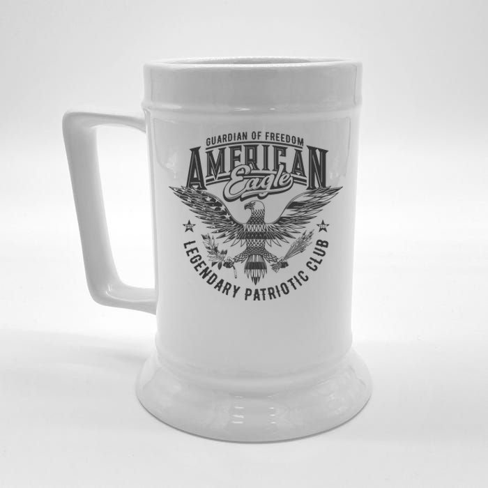 Guardian Of Freedom American Eagle Legendary Patriotic Club Beer Stein