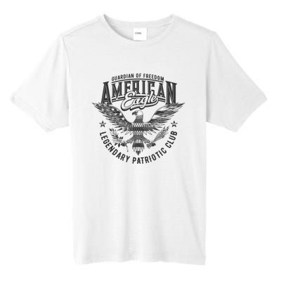 Guardian Of Freedom American Eagle Legendary Patriotic Club Tall Fusion ChromaSoft Performance T-Shirt