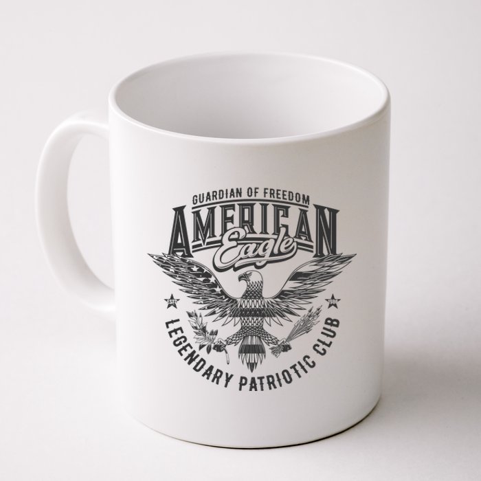 Guardian Of Freedom American Eagle Legendary Patriotic Club Coffee Mug