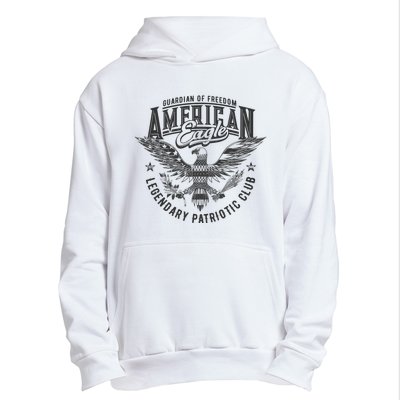 Guardian Of Freedom American Eagle Legendary Patriotic Club Urban Pullover Hoodie