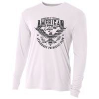 Guardian Of Freedom American Eagle Legendary Patriotic Club Cooling Performance Long Sleeve Crew