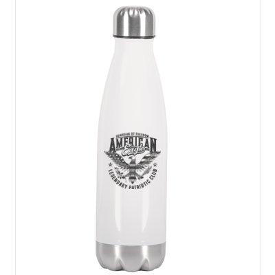 Guardian Of Freedom American Eagle Legendary Patriotic Club Stainless Steel Insulated Water Bottle