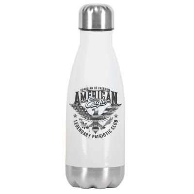 Guardian Of Freedom American Eagle Legendary Patriotic Club Stainless Steel Insulated Water Bottle