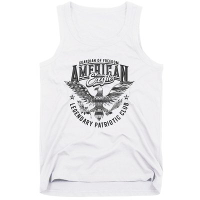 Guardian Of Freedom American Eagle Legendary Patriotic Club Tank Top