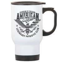 Guardian Of Freedom American Eagle Legendary Patriotic Club Stainless Steel Travel Mug