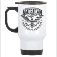 Guardian Of Freedom American Eagle Legendary Patriotic Club Stainless Steel Travel Mug