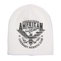 Guardian Of Freedom American Eagle Legendary Patriotic Club Short Acrylic Beanie