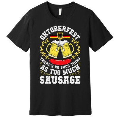 German Oktoberfest Funny Octoberfest Party Women Germany Premium T-Shirt