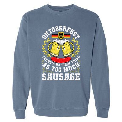 German Oktoberfest Funny Octoberfest Party Women Germany Garment-Dyed Sweatshirt