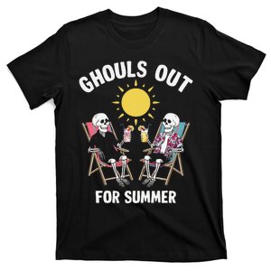 Ghouls Out For Summer Funny Summer Ween Ghoul T-Shirt