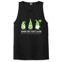 Gnome One Fights Alone Mental Health Awareness Green Ribbon PosiCharge Competitor Tank